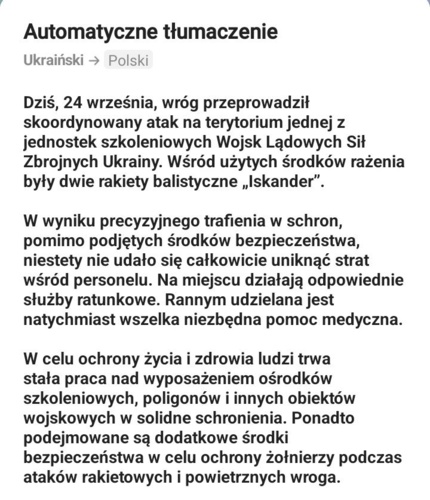 Od Sztabu Generalnego Sił Zbrojnych Ukrainy #ukraina #wojna #rosja #generalstaffzsu - Mikuuuus - Hejto.pl