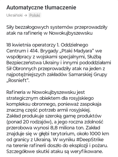 Obwód samarski MAMY TO:tada: Filmik opublikowany przez Sztab Generalny Sił Zbrojnych Ukrainy - Mikuuuus - Hejto.pl