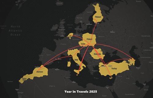 Moje podróżowanko w 2025 + ostatnie 5 lat tl; dr; odwiedziłem 10 krajów, w tym 5 pierwszy raz ( :flag-ma: :flag-nl: - Deykun - Hejto.pl