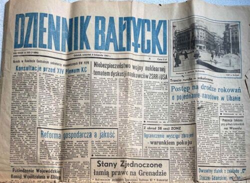dziennik bałtycki 1983 cała strona i lepsza jakość: https://i.ibb.co/NVr0PH3/image.jpg - 167 - Hejto.pl