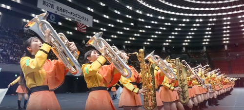 37. Ogólnojapoński Konkurs Orkiestr Marszowych - Tachibana złoto, Matsusho srebro, Izusho brąz, 2024-11-17 - eloyard - Hejto.pl