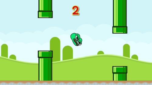 Robię nową grę Flappy NEET ale nie mam weny na dźwięki oraz muzykę do niej - koszotorobur - Hejto.pl