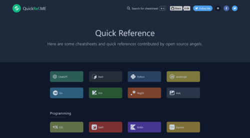 QuickRef.ME - Quick Reference Cheat Sheet - Nastivius - Hejto.pl