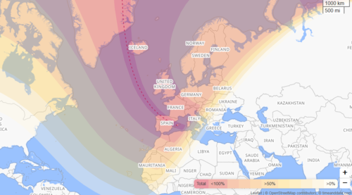 #podrozujzhejto #astronomia #europa #hiszpania Z takich rzeczy co mam z tyłu głowy to 12 sierpnia 2026 będzie - Deykun - Hejto.pl