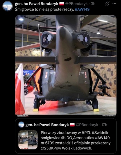 Pierwszy zbudowany w Świdniku śmigłowiec aw149 To nie są proste rzeczy xD #smiglowce #swidnik #pzl - entropy_ - Hejto.pl