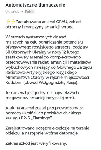 :boom::boom::boom::boom::boom::boom: Od Sztabu Generalnego Sił Zbrojnych Ukrainy #ukraina #wojna #rosja - Mikuuuus - Hejto.pl