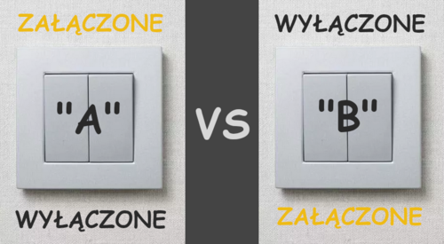Łącznik oświetleniowy, który przycisk powinien zapalać światło? A: Wciskam u góry aby zapalić światło, B: - Marchew - Hejto.pl