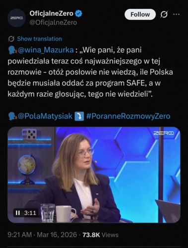 Pola jako posłanka miała dostęp do informacji niejawnych przed głosowaniem, więc czemu nie zna szczegółów? XDD - maximilianan - Hejto.pl
