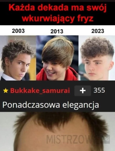 #memy #heheszki #fryzura #humorobrazkowy - entropy_ - Hejto.pl