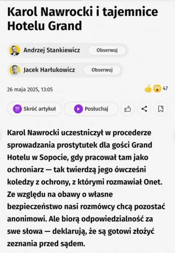 O c⁎⁎j, Onet na grubasie :face_exhaling: Ciekawe czy sztab złoży pozew w trybie wyborczym - maximilianan - Hejto.pl