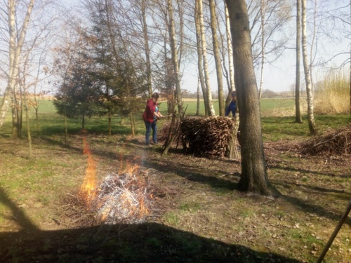 #las Siema #hejto Dzisiaj #chwalesie #survival em. Somsiadka poprosiła mnie o pomoc w sadzeniu drzewek jakieś 140szt. - Alawar - Hejto.pl