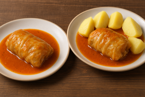 Wrzuciłem wczoraj zdjęcie gołąbka i niektórych zdziwił fakt, że jadłem je z ziemniakami. Zatem ankieta przy - cebulaZrosolu - Hejto.pl