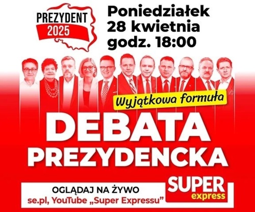 Wątpię, że czołówka weźmie udział, ale Super Express organizuje debatę bez pytań od dziennikarzy, kandydaci - JapyczStasiek - Hejto.pl