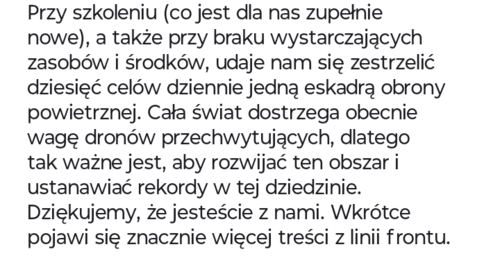Chłopaki z Gostri Kartuzy byli przez jakie czas nieobecni ponieważ brali udział w szkoleniu z obsługi dronów do - Mikuuuus - Hejto.pl
