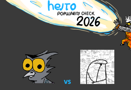 1/4 finału zmagań Hejto #popularitycheck 2026 - pojedynek 1/4 \ W lewym narożniku @Dziwen znany i popularny m.in. ze - bojowonastawionaowca - Hejto.pl