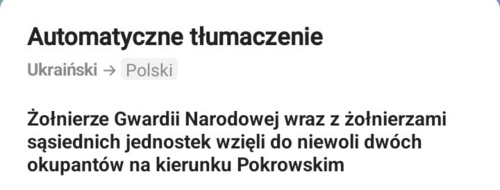 Kierunek pokrowski Filmik opublikowany przez Gwardię Narodową Sił Zbrojnych - Mikuuuus - Hejto.pl