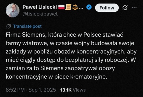 Czy wiecie kto w 2023 podpisał umowę z Siemensem na dostawę turbin wiatrowych do morskiej farmy wiatrowej Baltica? - maximilianan - Hejto.pl