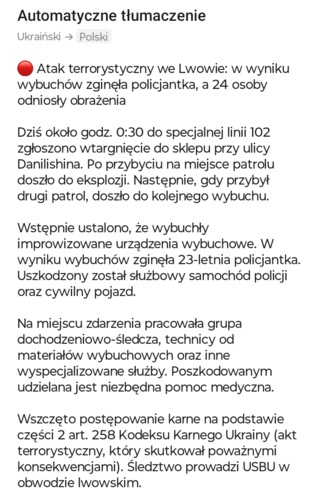 Nad sprawą już pracuje SBU #ukraina #wojna #rosja #sbu #terroryzm #wiadomosciswiat - Mikuuuus - Hejto.pl