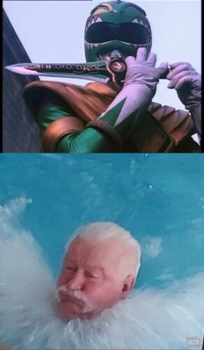 #heheszki #lechwalesa #lechwalesacontent #powerrangers - Half_NEET_Half_Amazing - Hejto.pl